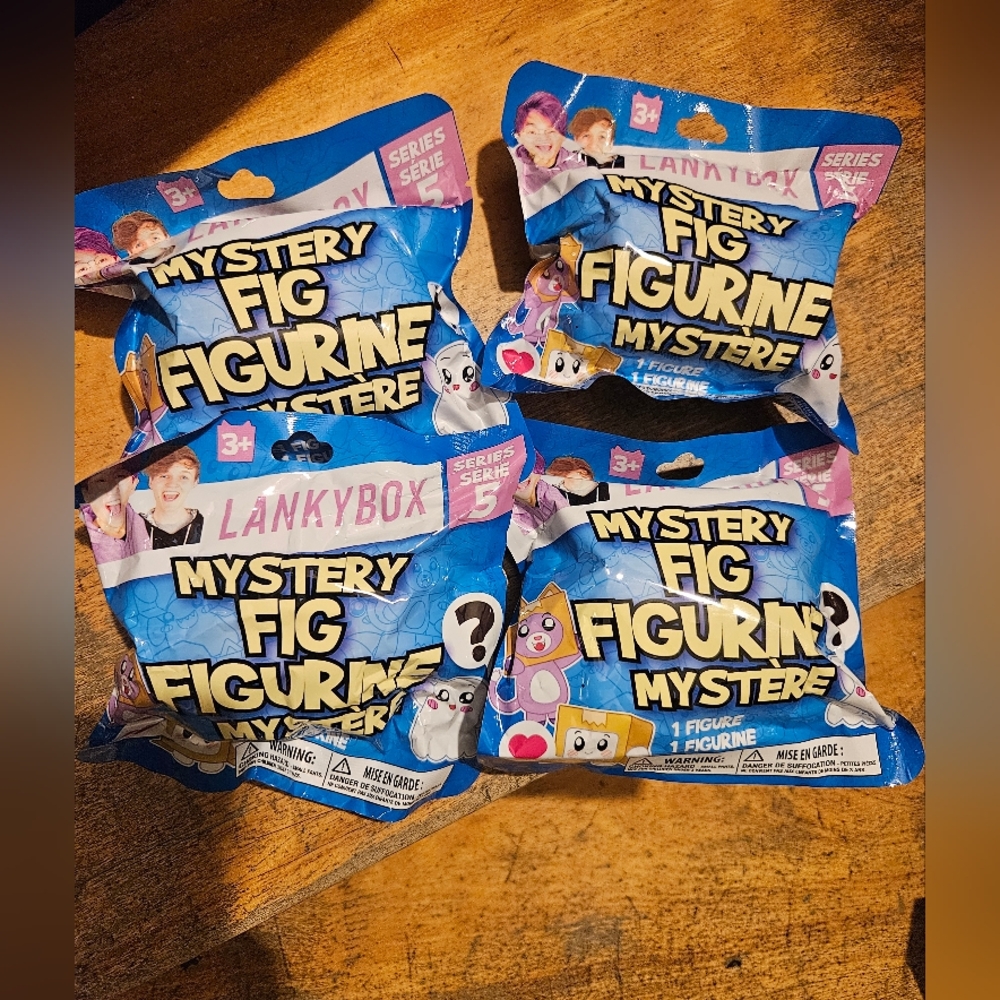 2 FOR $35 Series 5 LankyBox Mystery Figurine Pack Lot Of 4